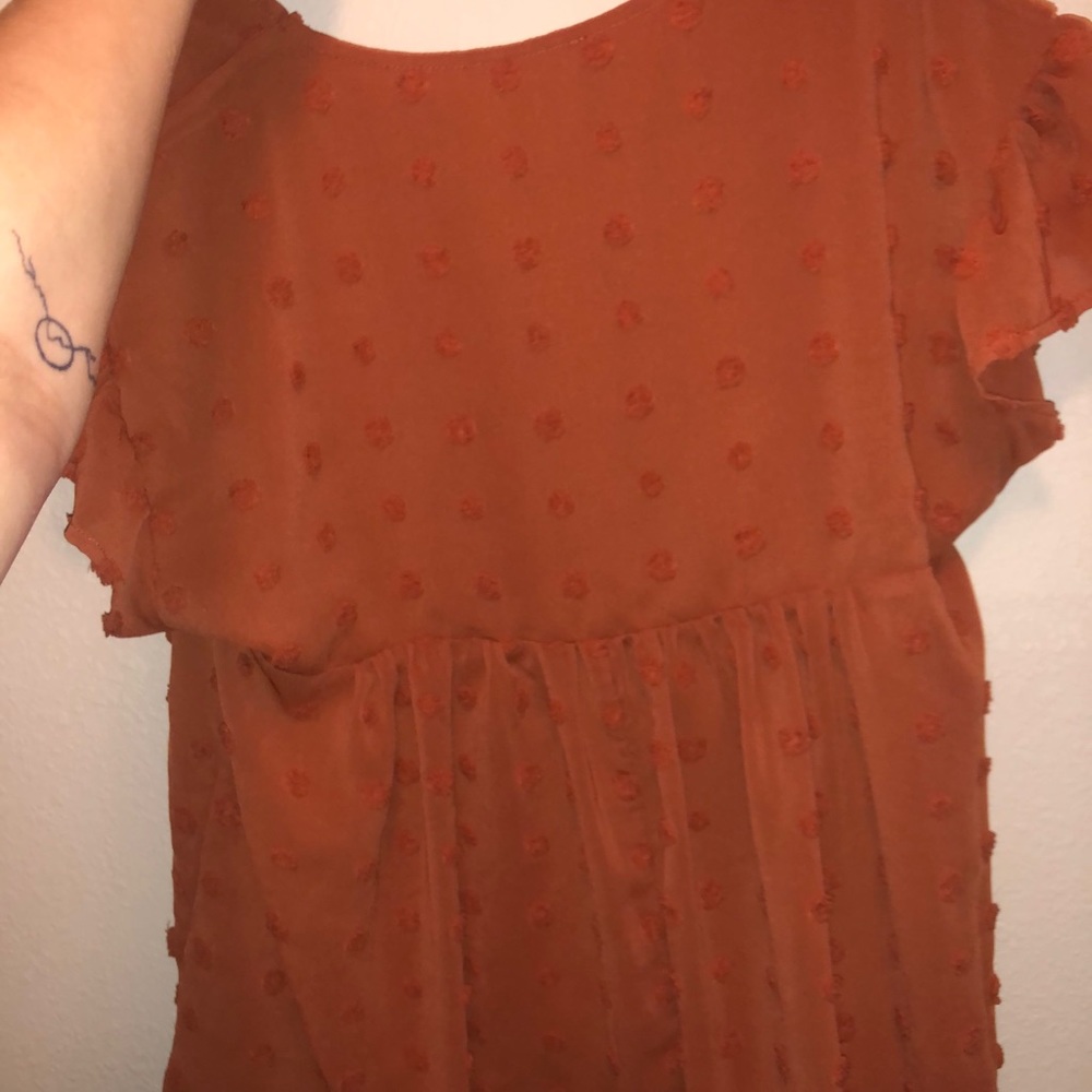 Rust blouse - Picture 2 of 4